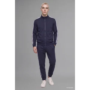 Defacto E9665AXNV146 Lacivert Regular Fit Yan Biyeli Lastikli Paça Jogger Eşofman Altı