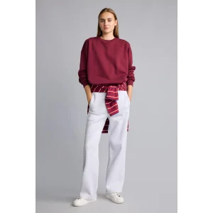Defacto I3314AXGR93 Gri Beli Lastikli Straight Fit Kalın Kumaş Pantolon