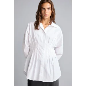 Defacto G8610AXWT34 Beyaz %100 Pamuk Fıtted Poplin Gömlek
