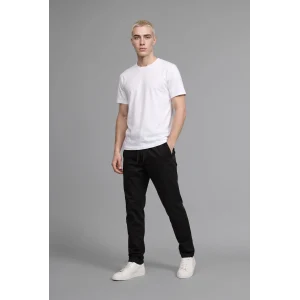 Defacto F6129AXBK81 Siyah %100 Pamuk Baggy Fit Pantolon