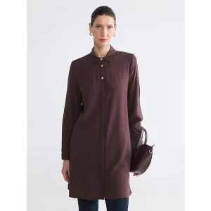 LCW Grace Kahverengi Regular Fit Kadın Gömlek Tunik