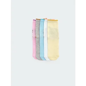 LCW Kids Pembe Kız Çocuk 5li Paket Soket Çorap
