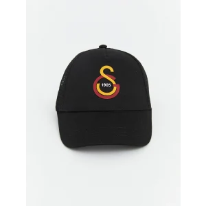 LCW ACCESSORIES Siyah Galatasaray Nakışlı Erkek Çocuk Kep Şapka