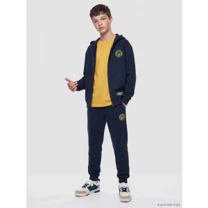 LCW Kids Lacivert Fenerbahçe Baskılı Erkek Çocuk Eşofman Takım