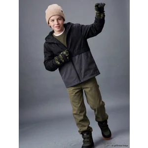 LCW Kids Siyah Su İtici Erkek Çocuk Yağmurluk