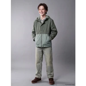 LCW Kids Yeşil Su İtici Erkek Çocuk Yağmurluk