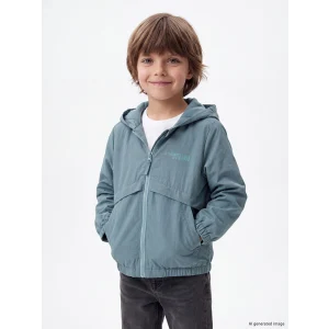LCW Kids Mavi Kapüşonlu Erkek Çocuk Yağmurluk