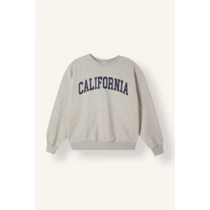 Defacto I6357AXGR110 Gri Oversize Bisiklet Yaka Baskılı Sweatshirt