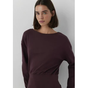 Mavi 1620088-70223 Bel Detaylı Kayık Yaka Bordo Top