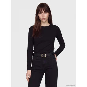 LCW EVERYDAY Siyah Bisiklet Yaka Kadın Body