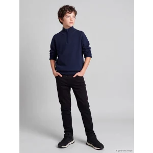 LCW Kids Siyah Slim Fit Erkek Çocuk Jean Pantolon