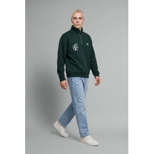 Defacto H3172AXGN852 Yeşil Boxy Fıt Sweatshirt