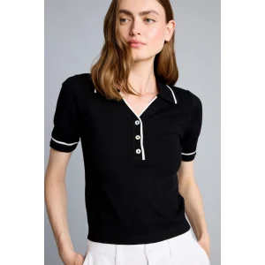 Defacto G9226AXBK81 Siyah Ultra Yumuşak Regular Fıt Polo Yaka Kısa Kollu Tişört
