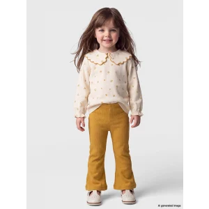 LCW baby Ekru Çiçekli Kız Bebek Takım