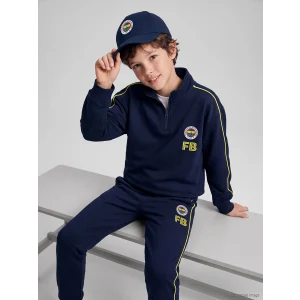 LCW Kids Lacivert Fenerbahçe Erkek Çocuk Sweatshirt