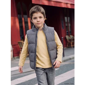 LCW Kids Gri Erkek Çocuk Yelek