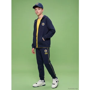 LCW Kids Lacivert Erkek Çocuk Fenerbahçe Baskılı Jogger Eşofman Altı