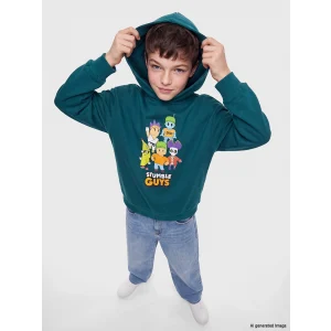 LCW Kids Petrol Stumble Guys Baskılı Erkek Çocuk Sweatshirt