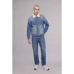 Defacto I6245AXNM28 Mavi Straıght Fıt Normal Bel Boru Paça Jean Pantolon
