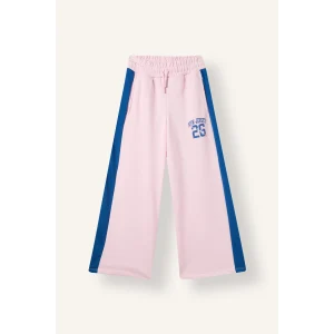 Defacto I7533A8PN633 Pembe Yan Şeritli Kolej Baskılı Wide Leg Eşofman Altı Kız Çocuk