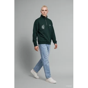 Defacto H3172AXGN852 Yeşil Boxy Fıt Sweatshirt