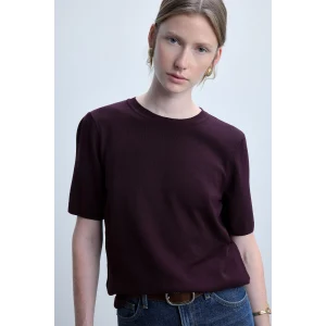 Defacto D6272AXBR327 Bordo Regular Fıt Bisiklet Yaka Bordo Kazak