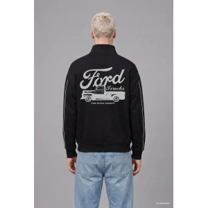 Defacto H4141AXBK81 Siyah Ford Motor Company Boxy Fıt Baskılı Kalın Sweatshirt