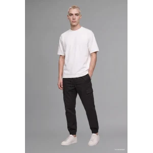 Defacto F4681AXBK81 Siyah Regular Kargo Jogger Lastikli Paça Pantolon