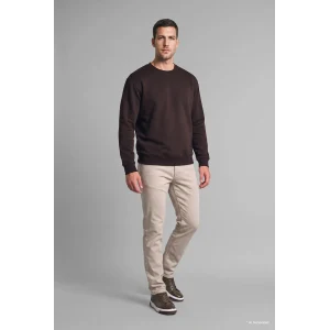 Defacto H5180AXBN337 Kahve Regular Fıt Bisiklet Yaka Basic Sweatshırt
