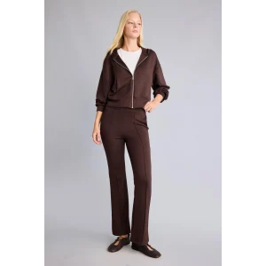 Defacto G9445AXBN192 Kahve Flare Fit Elastik Bağlamalı Bel Modal Pantolon