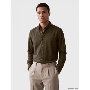 LCW Vision Haki Slim Fit Erkek Gömlek