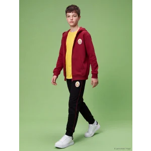 LCW Kids Siyah Galatasaray Erkek Çocuk Eşofman Altı
