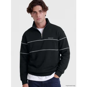 LCW Vision Yeşil Dik Yaka Erkek Kalın Sweatshirt