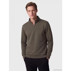 SOUTHBLUE Haki Dik Yaka Erkek Sweatshirt