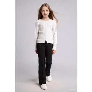 Defacto C7433A8BK81 Siyah Standart Boy Geniş Paça Tayt Kız Çocuk