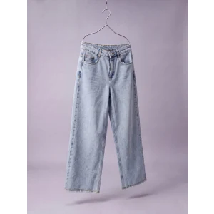 LCW Kids Mavi Wideleg Kız Çocuk Jean Pantolon