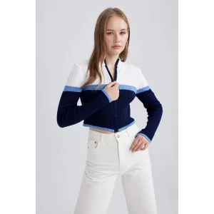 A3646 Coool Regular Fit Yarım Balıkçı Yaka Triko Hırka