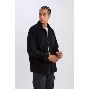 A4782 Relax Fit Polar Basic Düz Uzun Kollu Gömlek