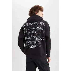 A4792 Oversize Fit Kapüşonlu Sweatshirt