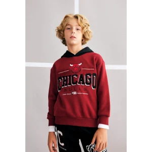 A5529 NBA Chicago Bulls Oversize Fit Sweat Shirt