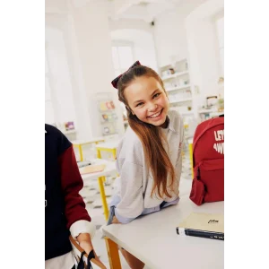 A5603 Disney Mickey & Minnie Oversize Fit Geniş Kalıp Bisiklet Yaka Sweatshirt