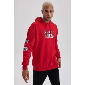 A7269 NBA Chicago Bulls Boxy Fit Sweat Shirt