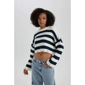 A8152 Regular Fit Bisiklet Yaka Triko Kazak