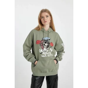 B3007 Guns NRoses Kapüşonlu Sweatshirt