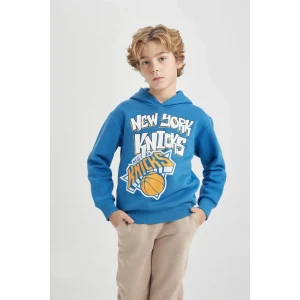 B4793 NBA New York Knicks Kalın Sweatshirt