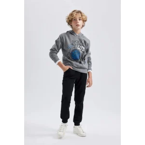 B6660 Baskılı Sweatshirt Eşofman Altı 2li Takım