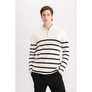 B9717 Balıkçı Yaka Selanik Kumaş Kazak