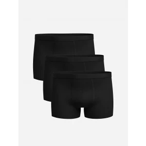 LC WAIKIKI Siyah Standart Kalıp Pamuklu Esnek Erkek Boxer 3lü