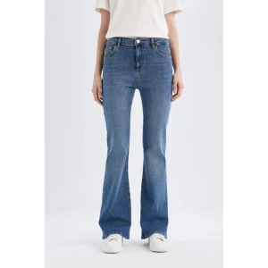 C7622 Mia Normal Bel Uzun Jean Pantolon