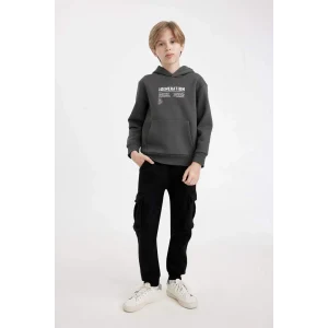 C7704 Kargo Cepli Okul Eşofman Altı